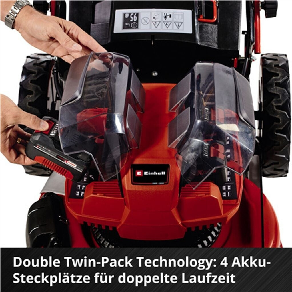 Einhell GE-CM 36/47 S HW Li (4 x Akkus + 2 Ladegeräte )