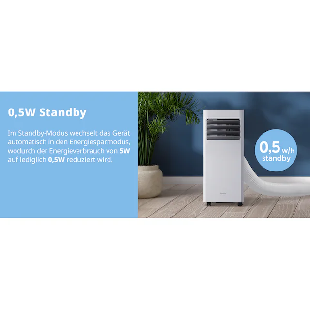 comfee 3-in-1-Klimagerät »»Easy Cool 9000« starker Luftstrom, App und Sprachsteuerung möglich«, für Räume bis zu 33 m², mit Temperatursensor