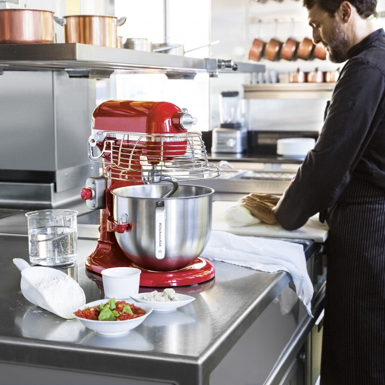 KitchenAid Professional 1.3 HP 5KSM7990X EER empire rot 