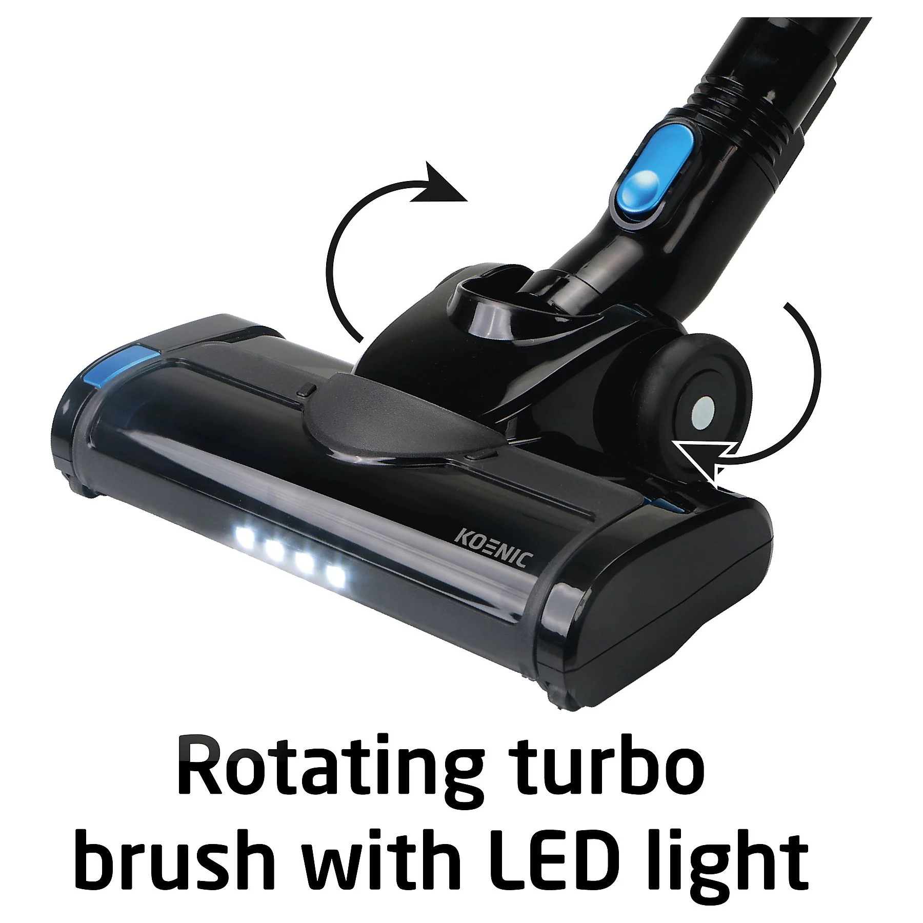 KOENIC KVR 22225 Handstick Vacuum Cleaner Handstaubsauger, Akkubetrieb, 130 Watt