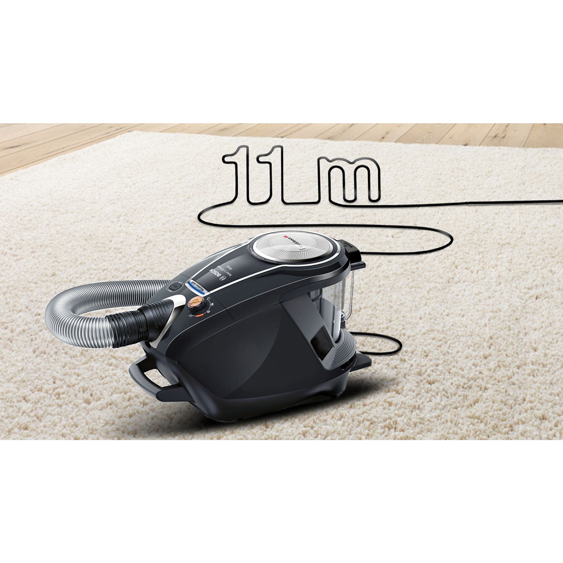 BOSCH BGS7MS64 Staubsauger, maximale Leistung: 800 Watt