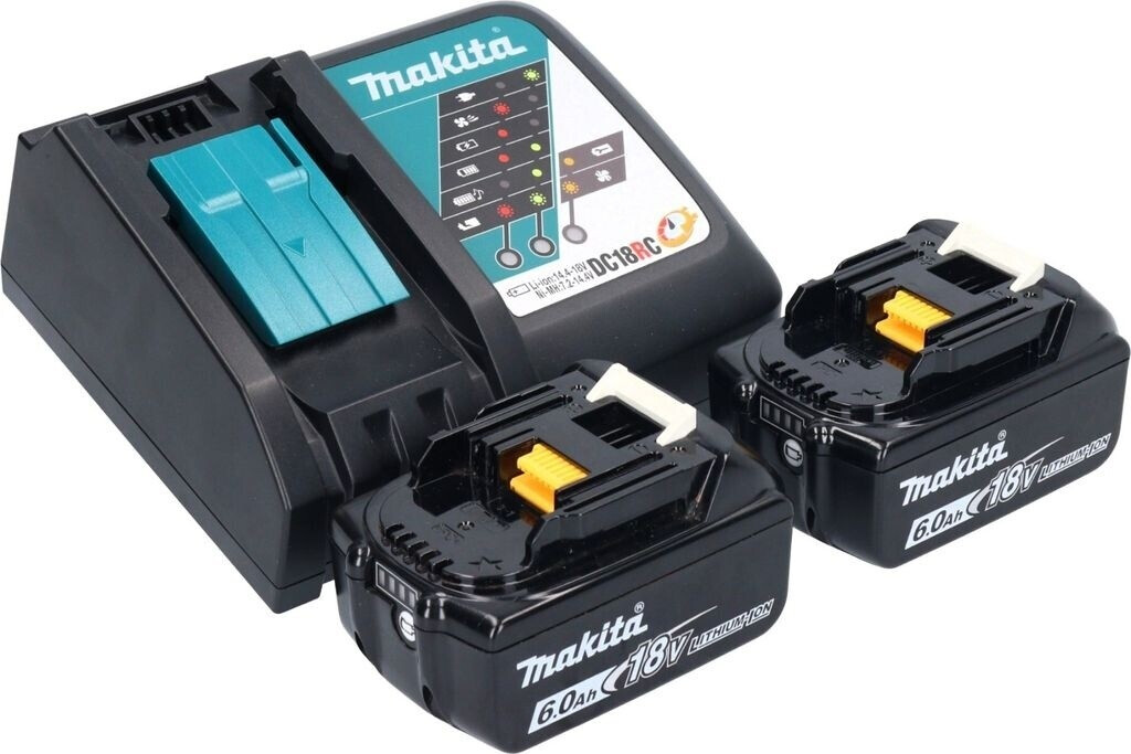 Makita DHW 180 RG Akku Druckreiniger 18 V 24 bar + 2x Akku 6,0 Ah + Ladegerät