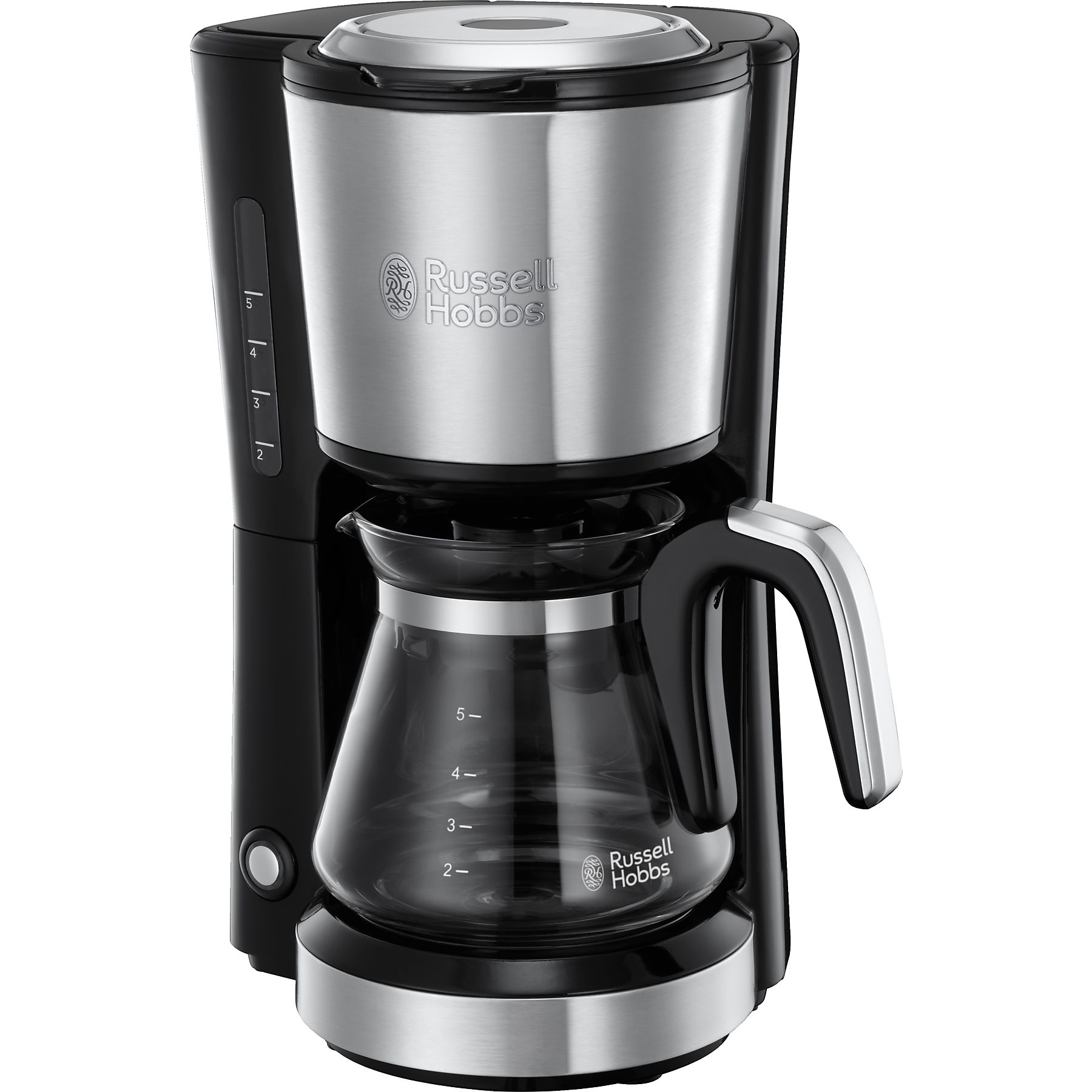 RUSSELL HOBBS 24210-56 Compact Home Mini Kaffeemaschine Edelstahl