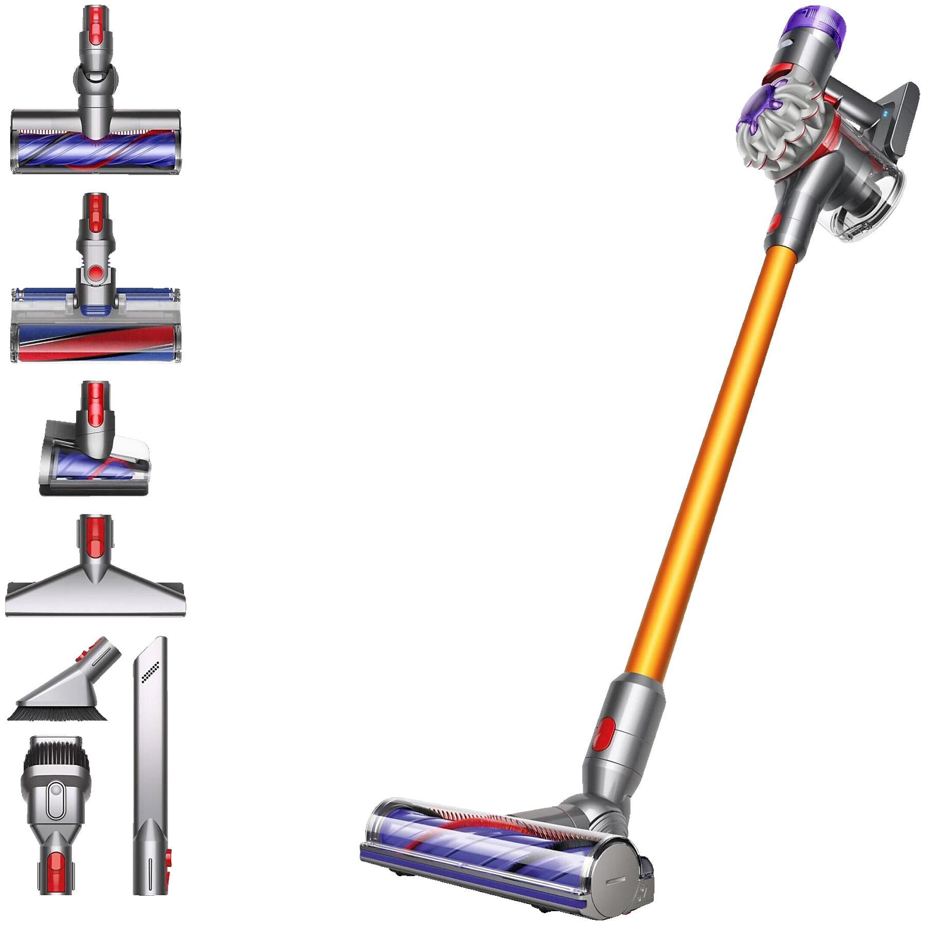 DYSON V8 Absolute (2023) Stielsauger, Akkubetrieb, 425 Watt
