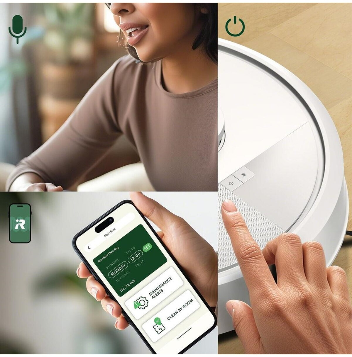 iRobot Roomba 105 Combo (Y311240) White