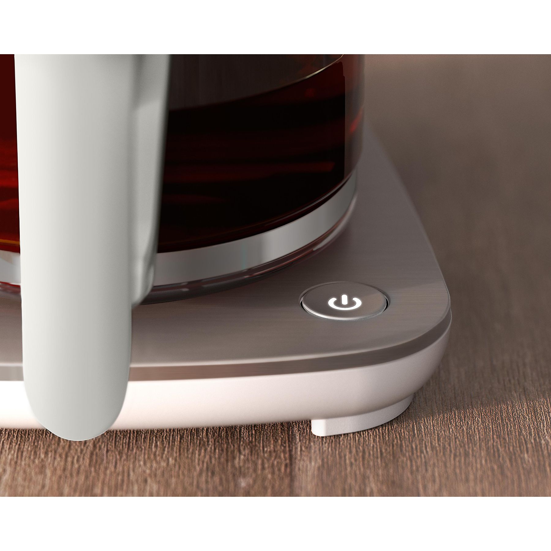 PHILIPS HD5416/00 Café Gourmet mit Glaskanne, 1,25 Liter, 1800 Watt, Kaffeemaschine Weiß
