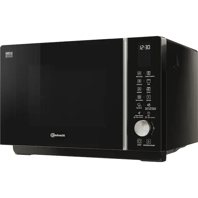 BAUKNECHT Mikrowelle »MF 258 B«, Grill-Mikrowelle-Heißluft, intelligente Technologie ohne Drehteller