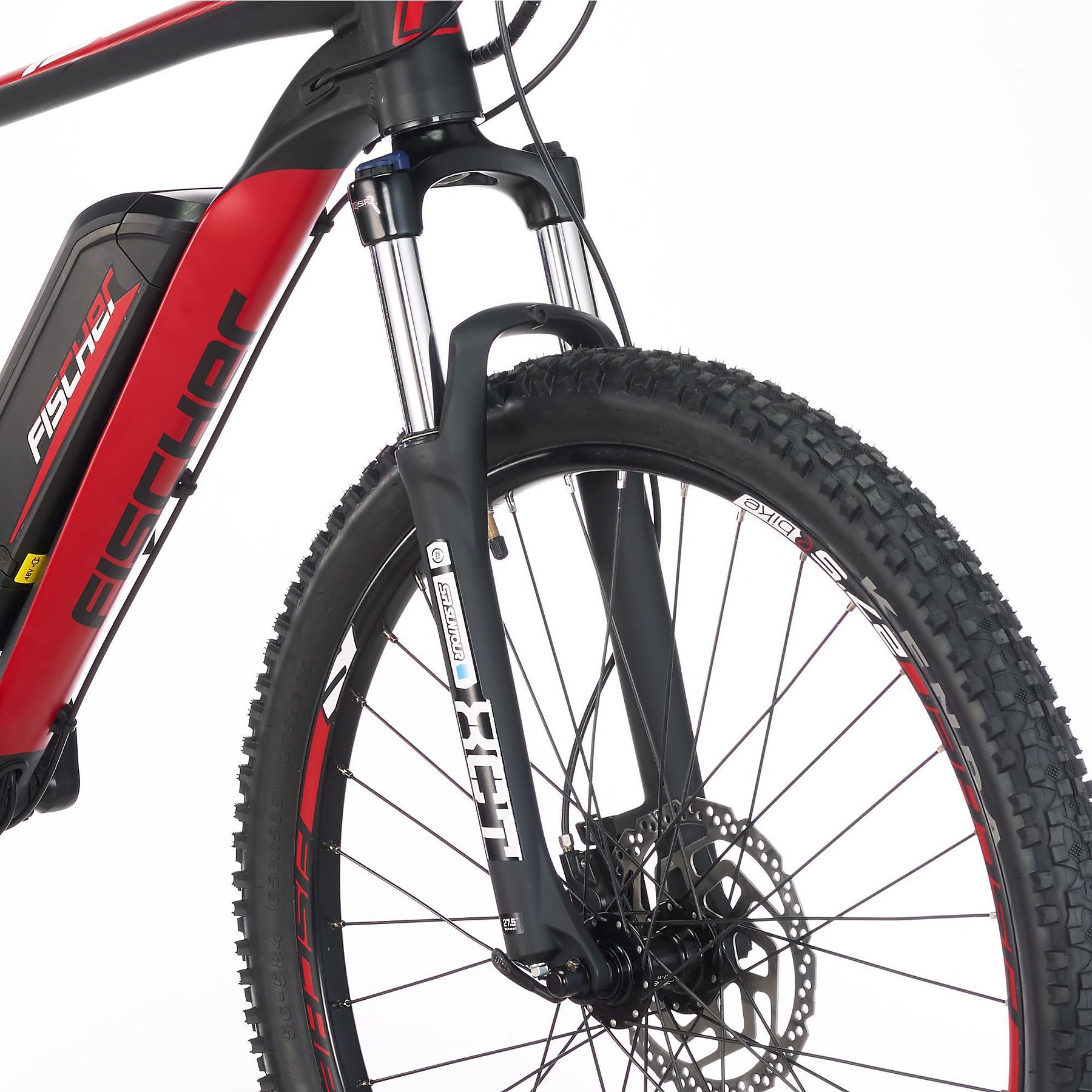 FISCHER MONTIS EM 1726 Mountainbike (Laufradgröße: 27,5 Zoll, Rahmenhöhe: 48 cm, Herren-Rad, 422 Wh, Schwarz matt)