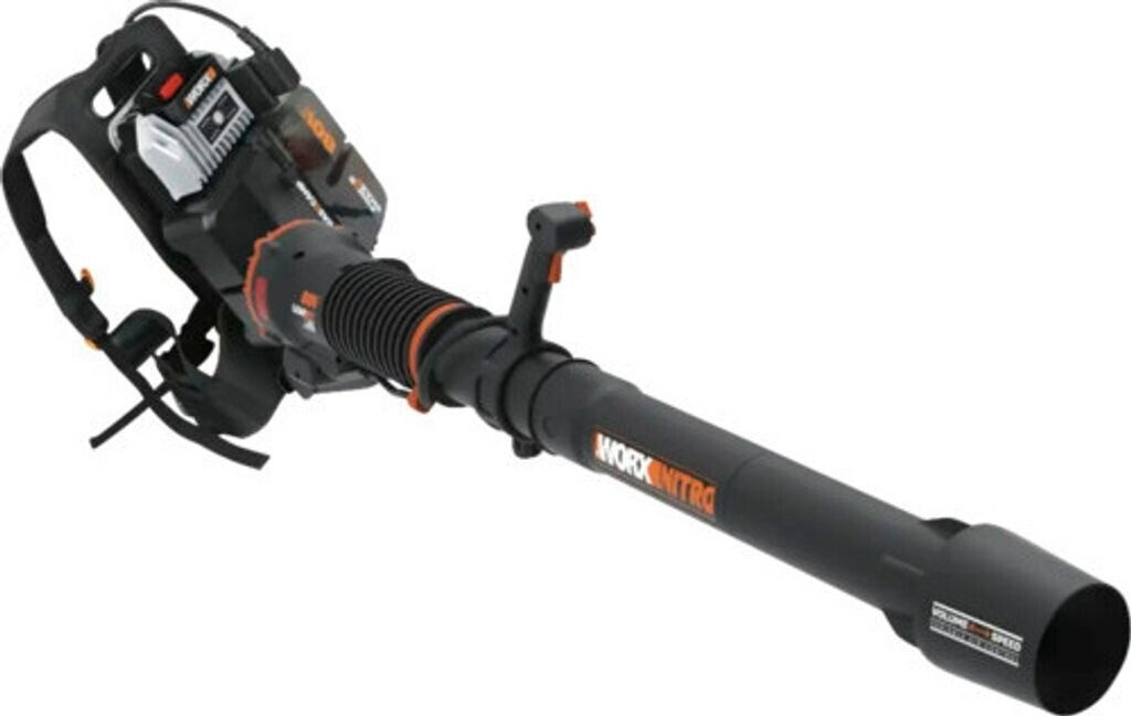 Worx Akku-Rucksackbläser WORX WG572E 4Ah (mit 4x Akku und Ladegerät)