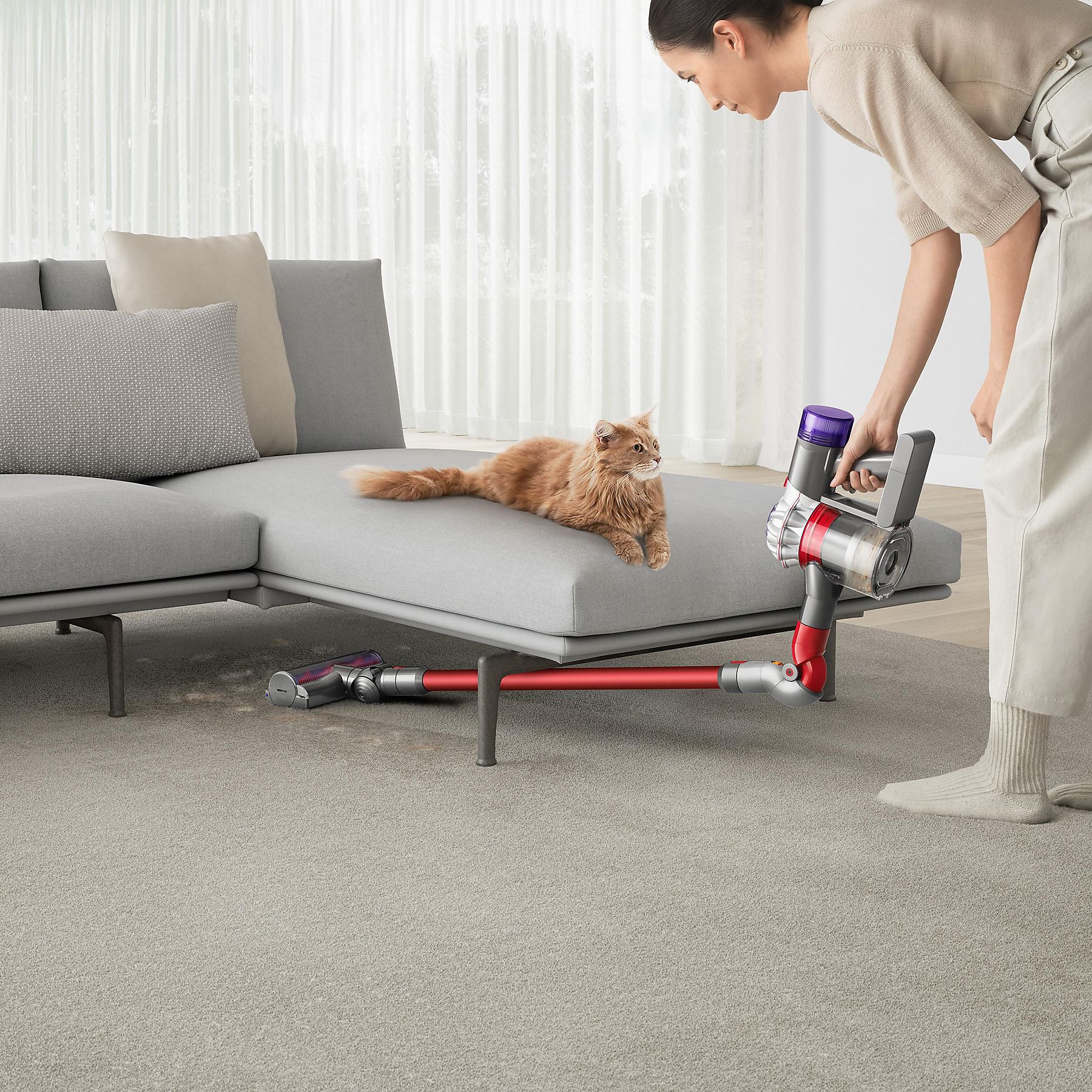 DYSON V8 Extra (2022) Stielsauger, Akkubetrieb, 425 Watt