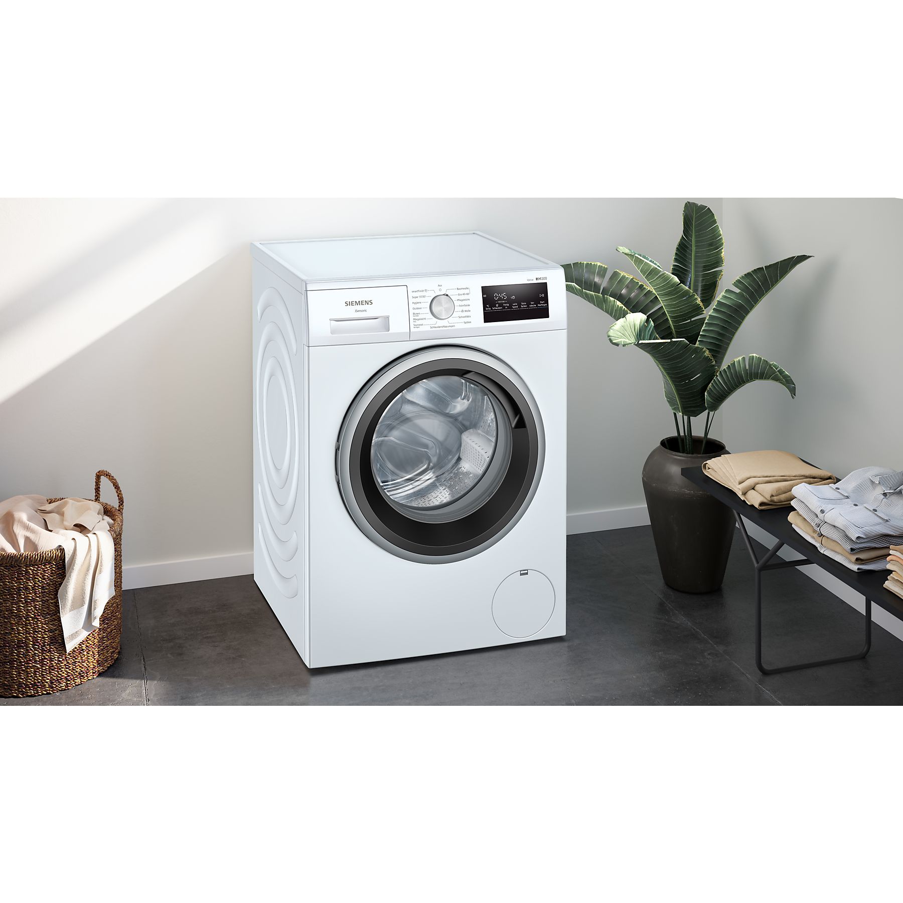SIEMENS WM14NKECO4 iQ300 Waschmaschine (8 kg, 1400 U/Min., A)
