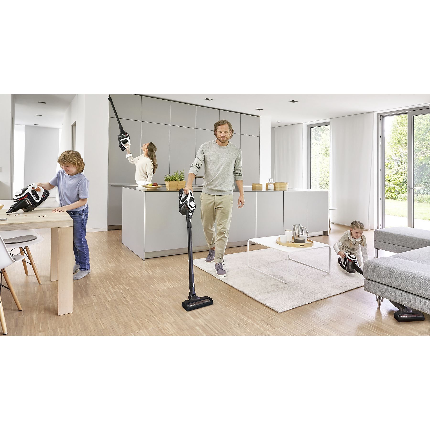 BOSCH BSS825ALL Stielsauger, Akkubetrieb