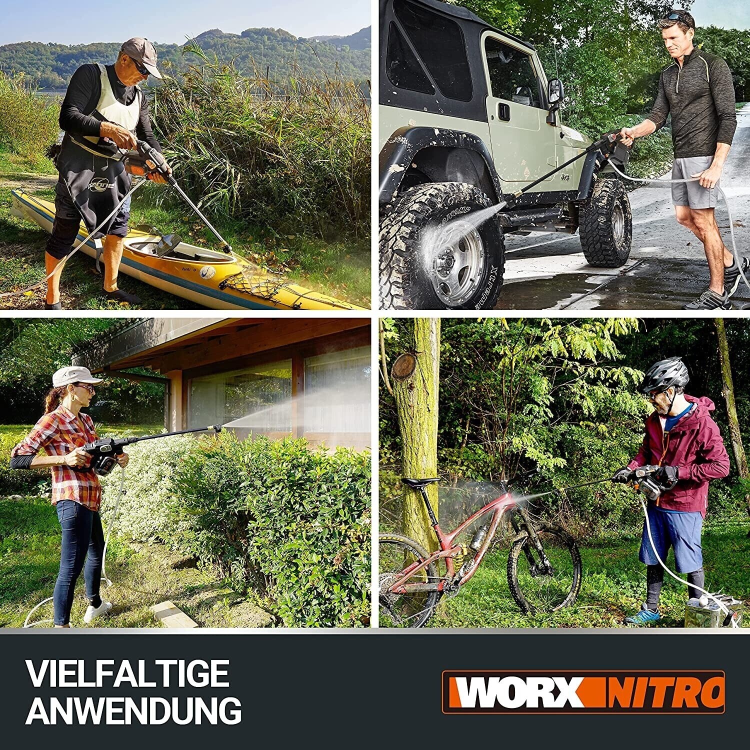 Worx Hydroshot Akku-Hochdruckreiniger WG633E.9