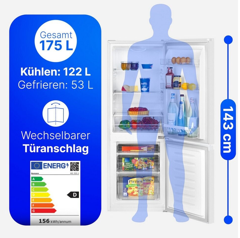 Bomann KG 322.1 weiß