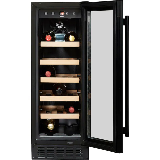 Amica Weinkühlschrank »WK 341 115 S«, für 20 St. Standardflaschen á 075l, Standkühlschrank