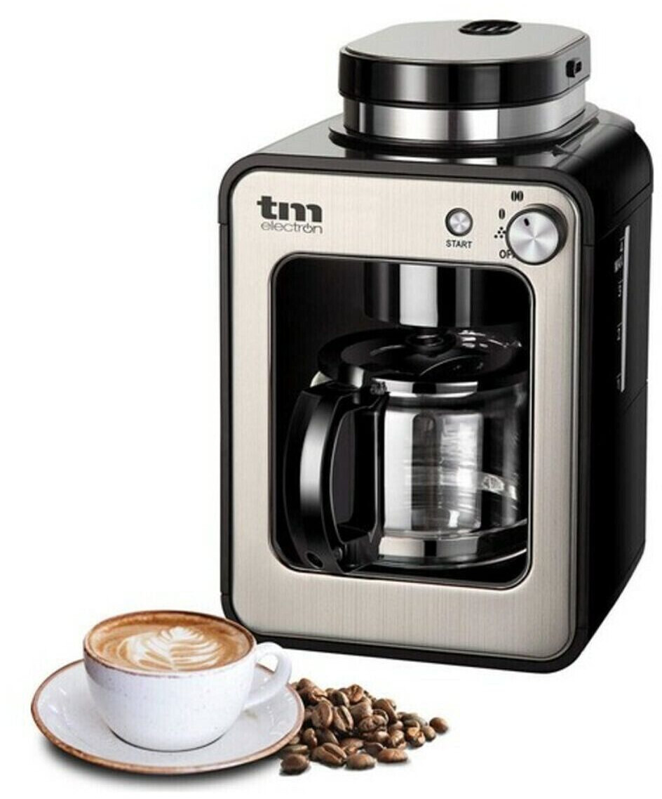 TM Electron Mini-Kaffeemaschine mit Kaffeemühle TMPCF020S