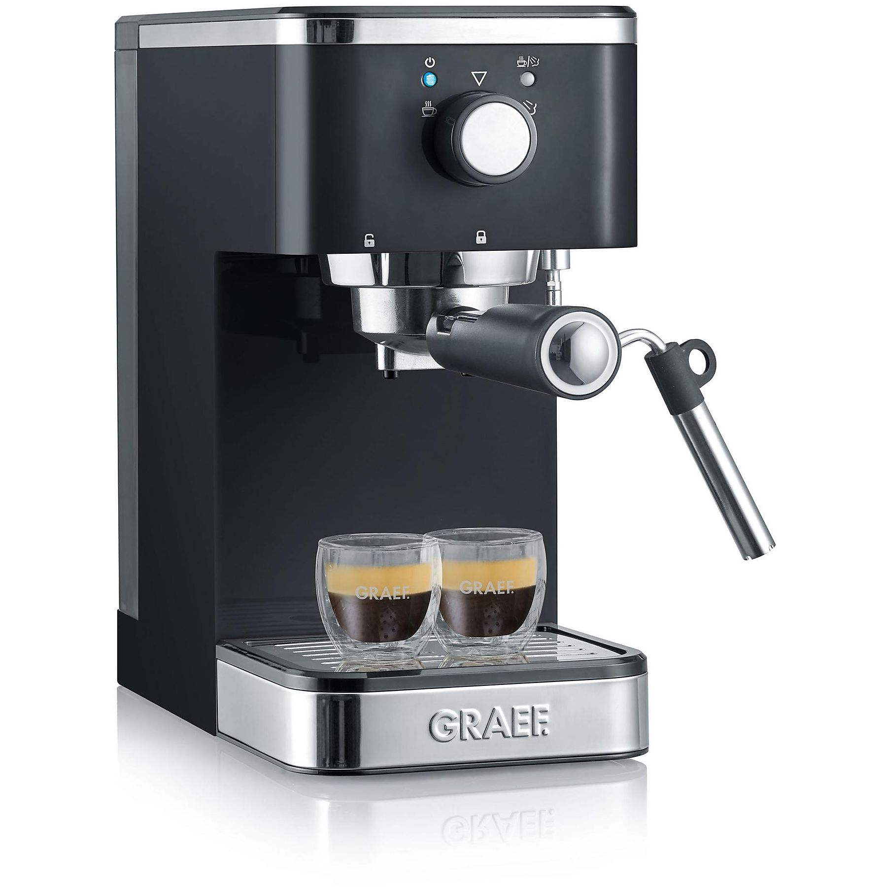 GRAEF ES 402 SALITA SCHWARZ Espressomaschine Schwarz
