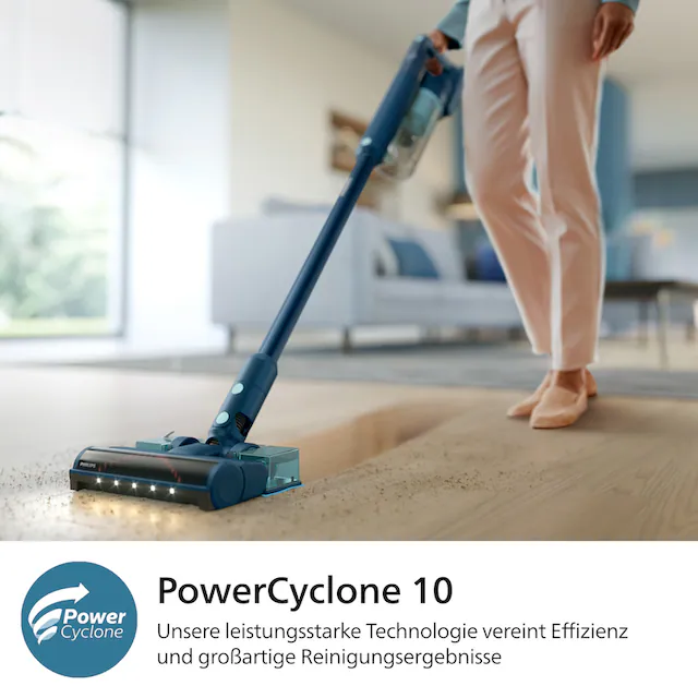 Philips Nass-Trocken-Akkusauger »XC5041/01 5000 Series „Teppichwunder“«, mit bis zu 60 Minuten Laufzeit und aufsteckbarem Aqua-Modul