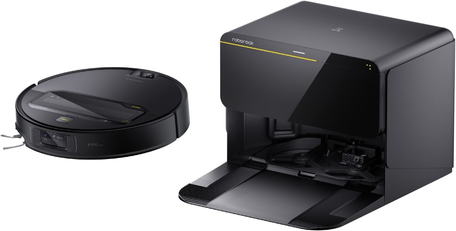 Roborock Saros Z70 schwarz mit Wasseranschluss