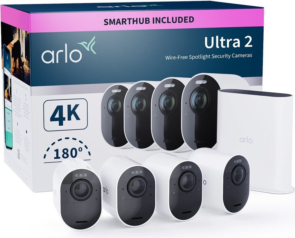 Arlo Ultra 2 Spotlight + 4 Kameras