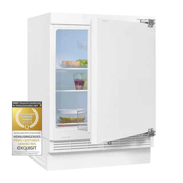 exquisit Einbaukühlschrank »UKS140-V-FE-010E«