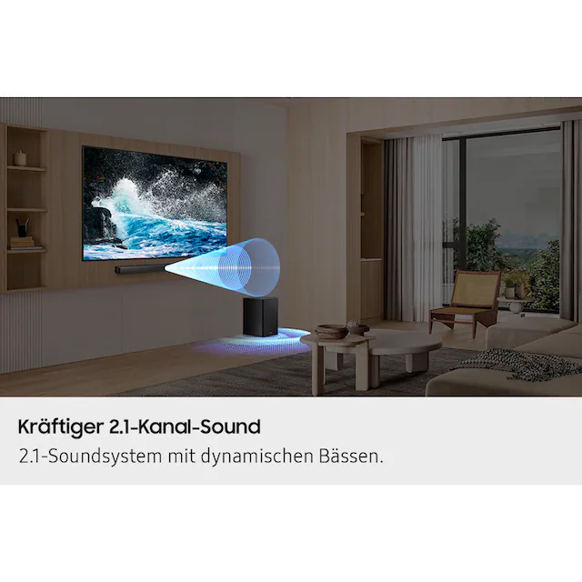 Samsung Soundbar »HW-B460GF/ZG Soundbar«, 2.1-Kanal Sound System, Dolby Audio I DTS Virtual:X, Bass-Boost-Modus