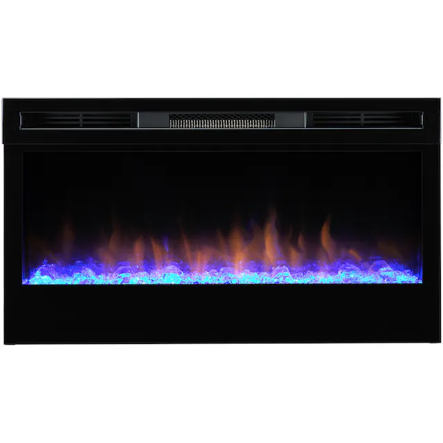Dimplex Elektrokamin »Prism 34"«, schwarz,mit Heizung, Fernbedienung, Optiflame® Flammeneffekt