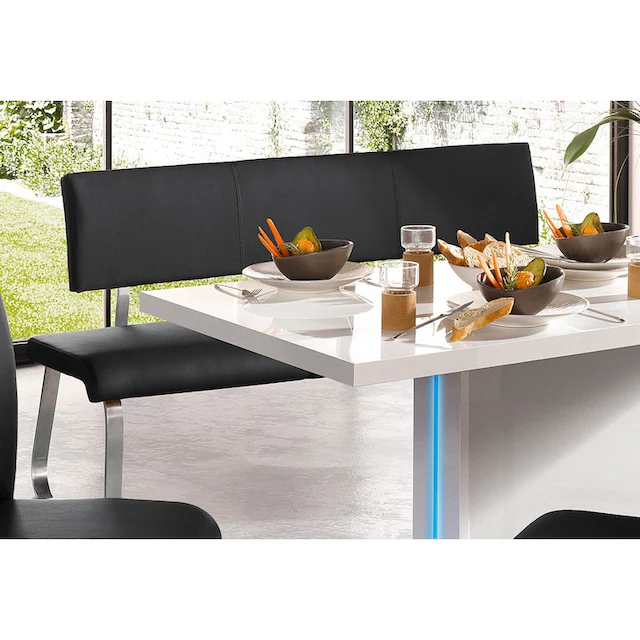 MCA furniture Polsterbank »Arco, TOPSELLER!«, (1 St., Polsterbank, Esszimmerbank), belastbar bis 280 kg, Kunstleder, in verschiedenen Breiten