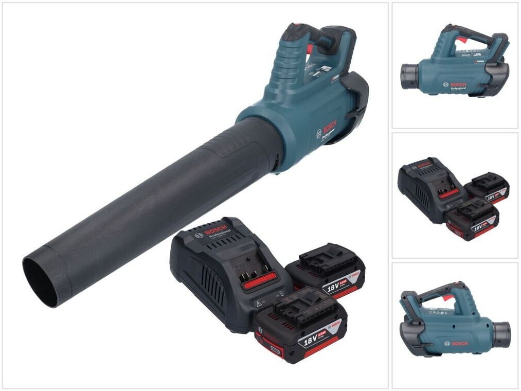 Bosch GBL 18V-750 mit 2 Akkus 5,0 Ah und Ladegerät