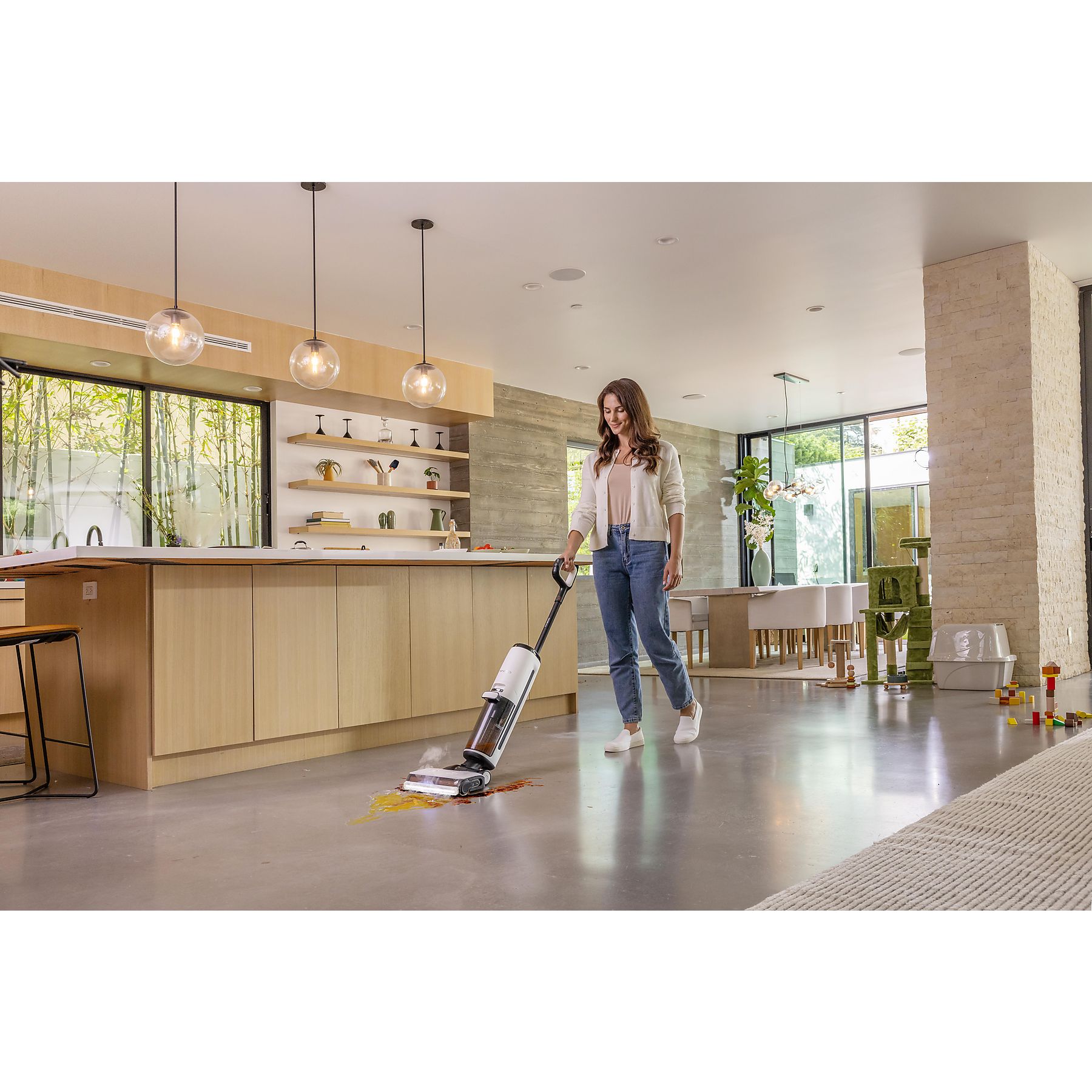 TINECO FLOOR ONE S7 Steam Plus Dampfreiniger, Netz-/Batteriebetrieb