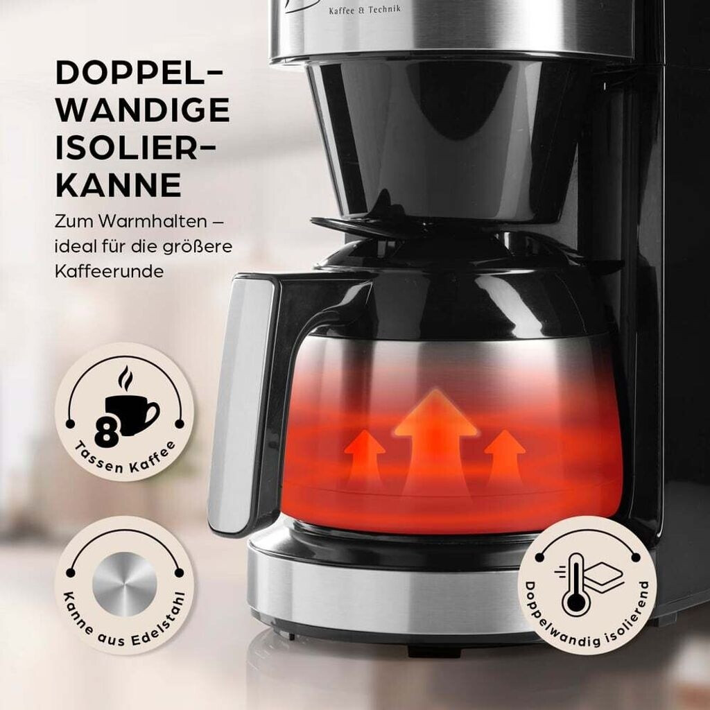 Barista Kaffeemaschine mit Mahlwerk 15427
