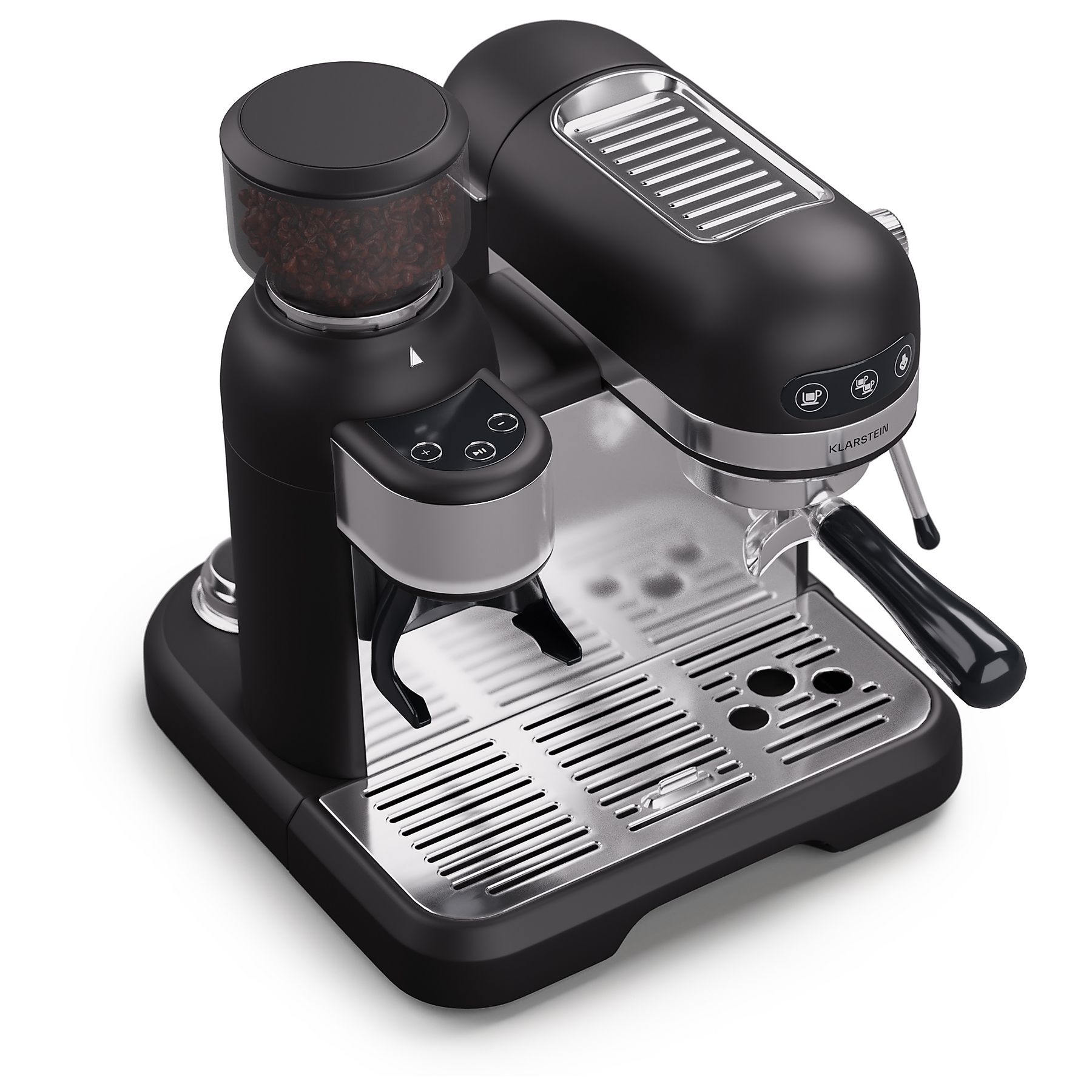 KLARSTEIN Bella Café Espresso Espressomaschine Schwarz