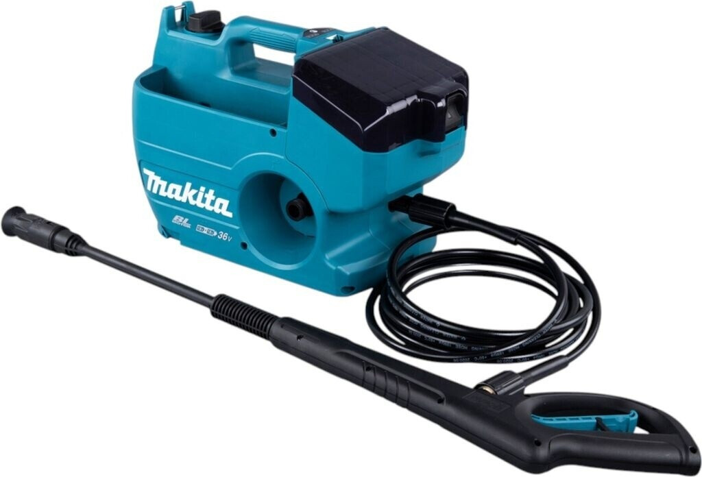 Makita DHW 080 PF4K Akku Druckreiniger 36 V ( 2x 18 V ) 80 bar 380 l/h Brushless + 4x Akku 3,0 Ah + Doppelladegerät