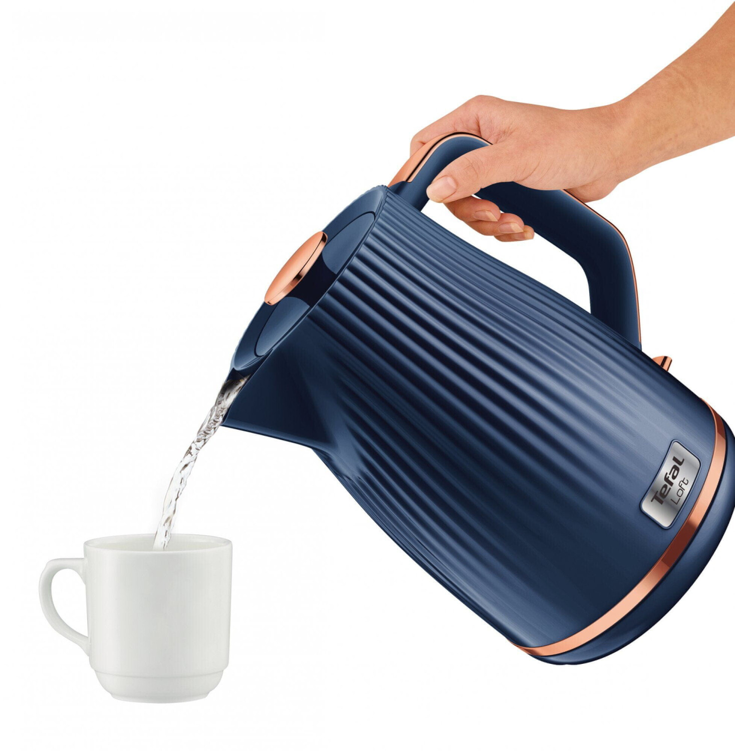 Tefal Loft Kettle KO251430 Wasserkocher Blau