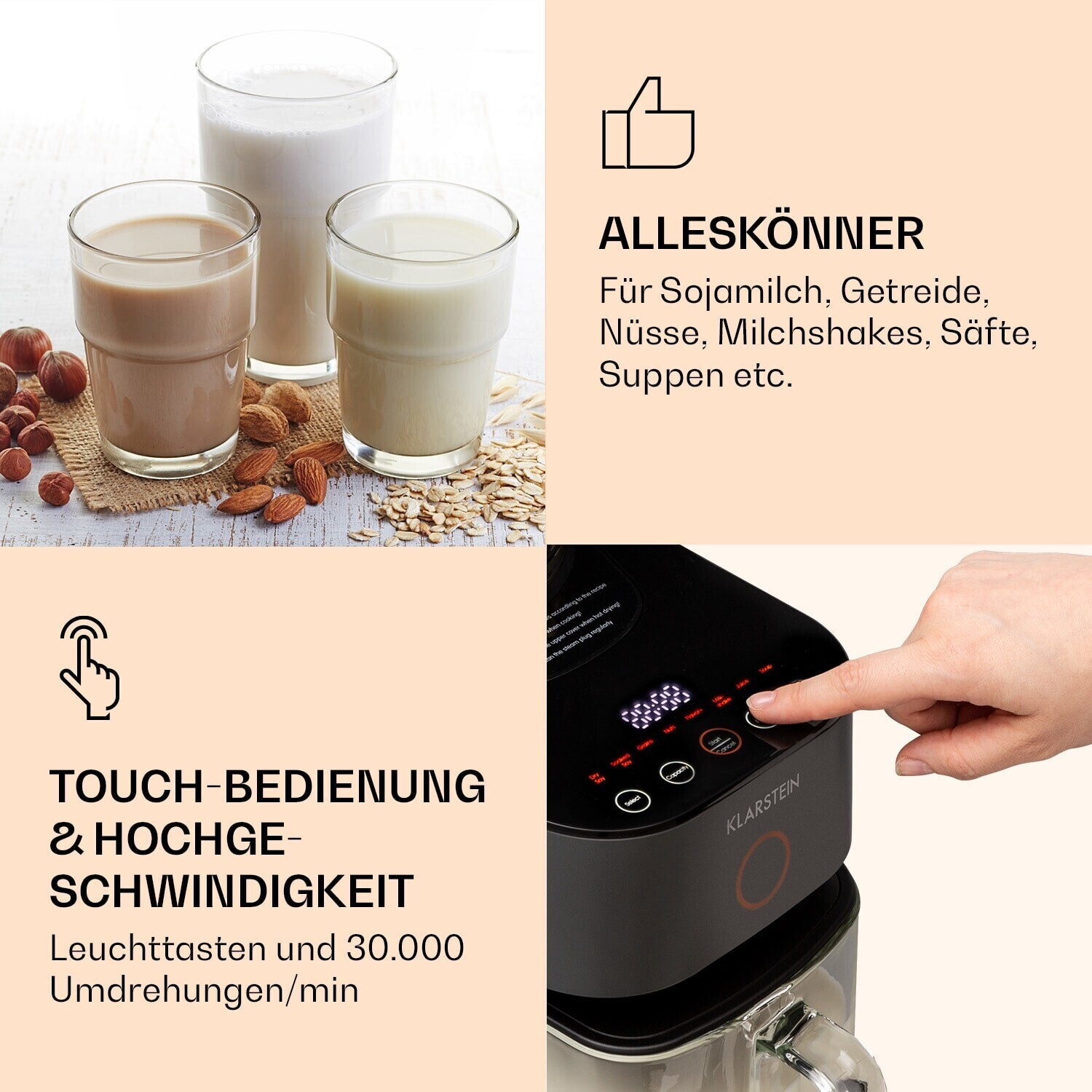 Klarstein Marcia Nussmilchbereiter