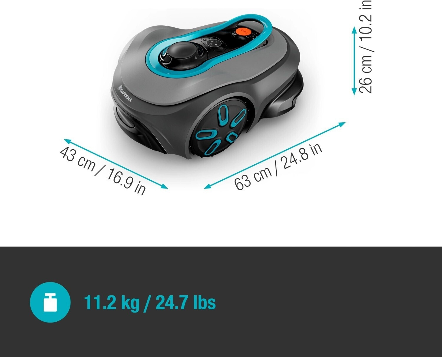 Gardena smart Sileno free 600 m² Set (Modell 2025)