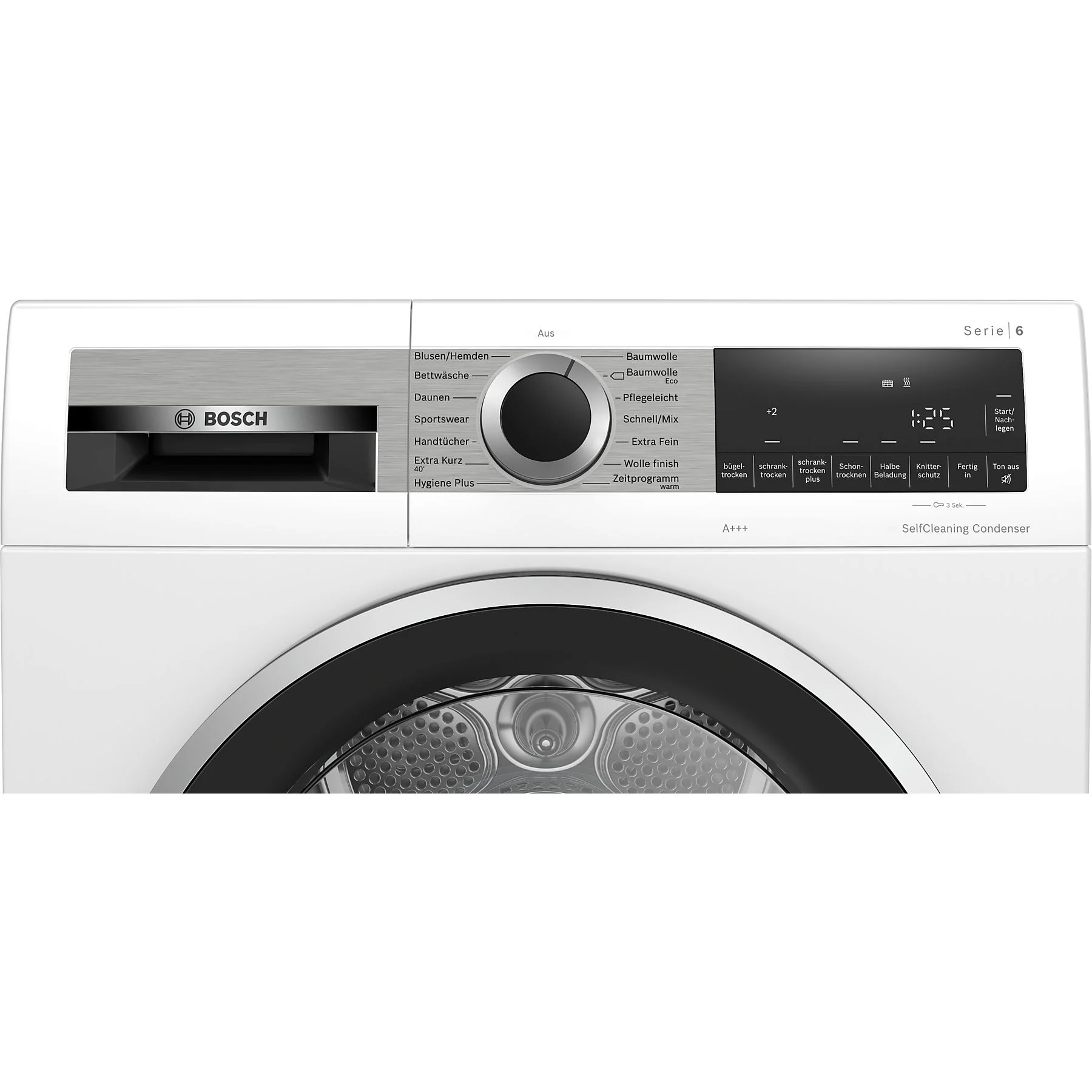 BOSCH WQG 235 D 00 Wärmepumpentrockner (8,0 kg, Weiß)
