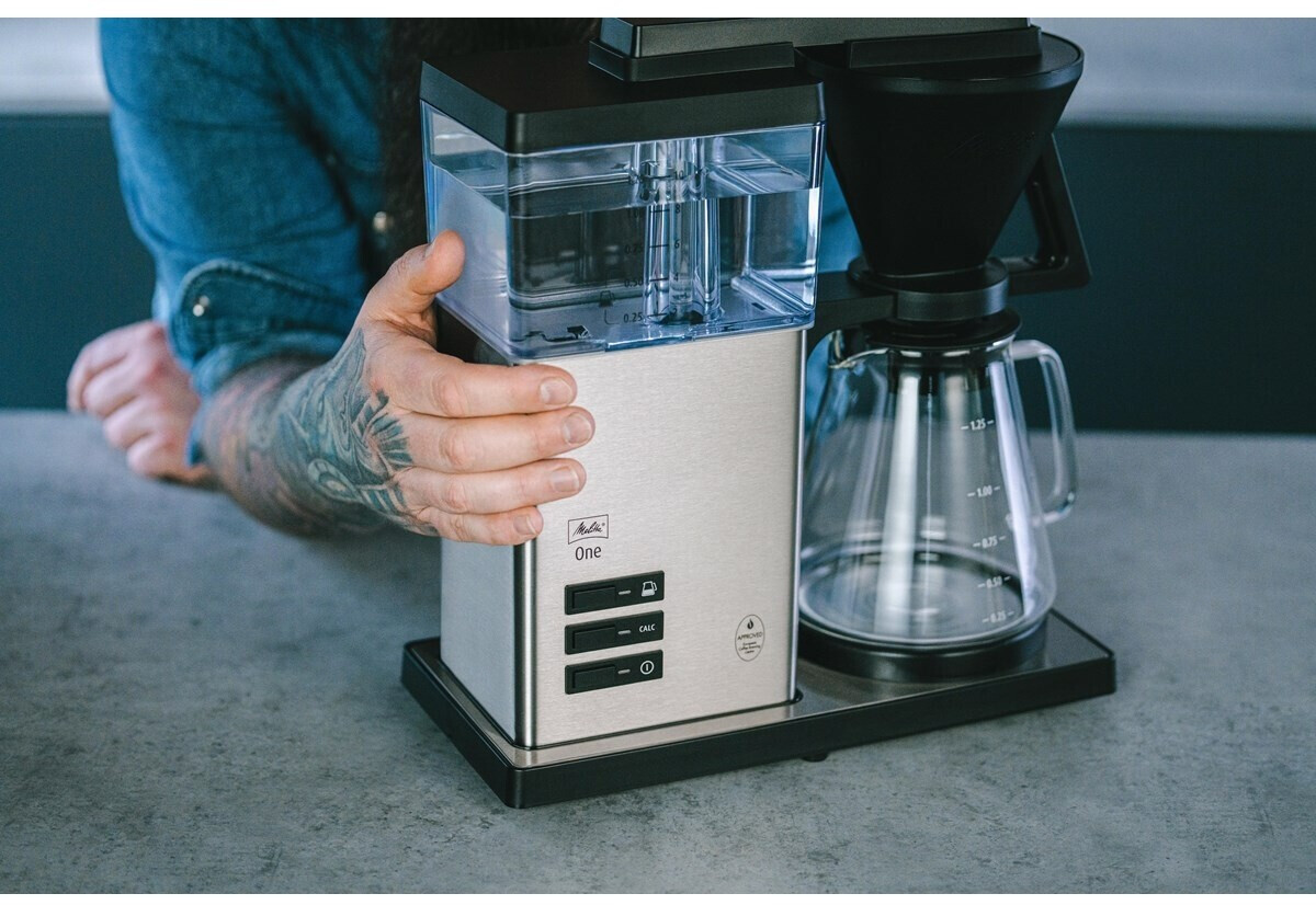Melitta One Glass Filterkaffeemaschine Stainless Steel