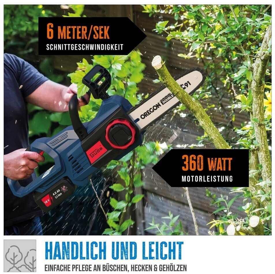Güde KS 18-401-30 (mit 1 Akku 4 Ah und Ladegerät)