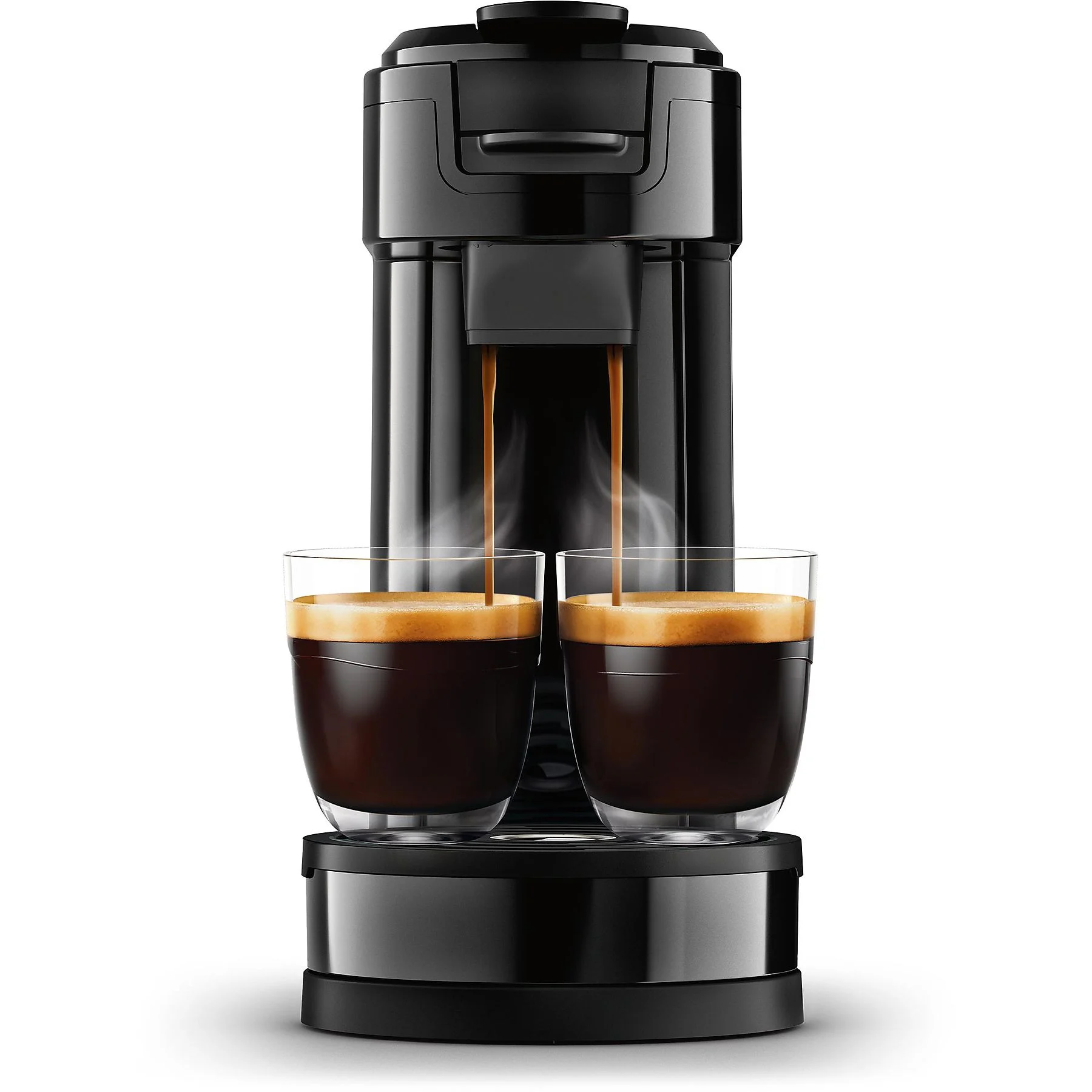 PHILIPS SENSEO® HD6592/64 Switch 2in1 Pad- und Filterkaffeemaschine, Klavierlackschwarz