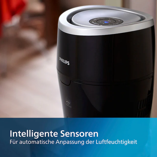 Philips Luftbefeuchter »HU4814/10 2000 Serie«, 2 l Wassertank, für 40 m² Räume, mit NanoCloud-Technologie