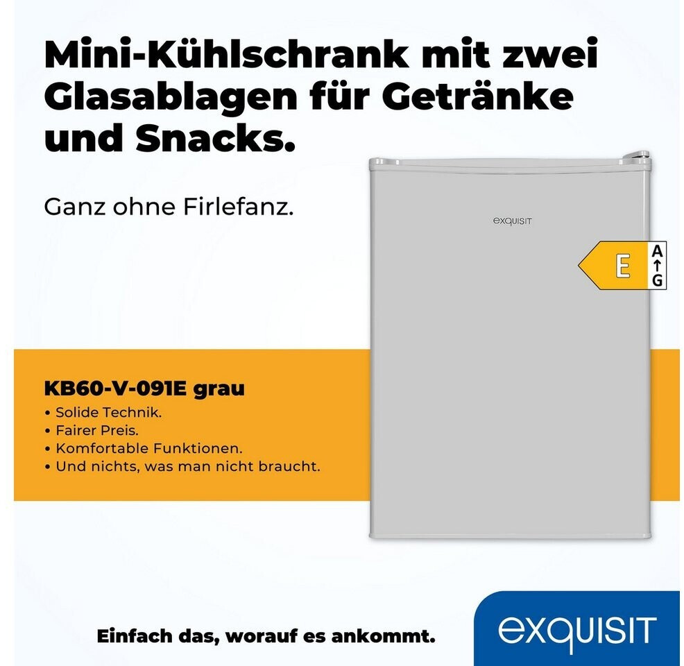 Exquisit KB60-V-090E grau