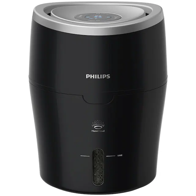 Philips Luftbefeuchter »HU4814/10 2000 Serie«, 2 l Wassertank, für 40 m² Räume, mit NanoCloud-Technologie