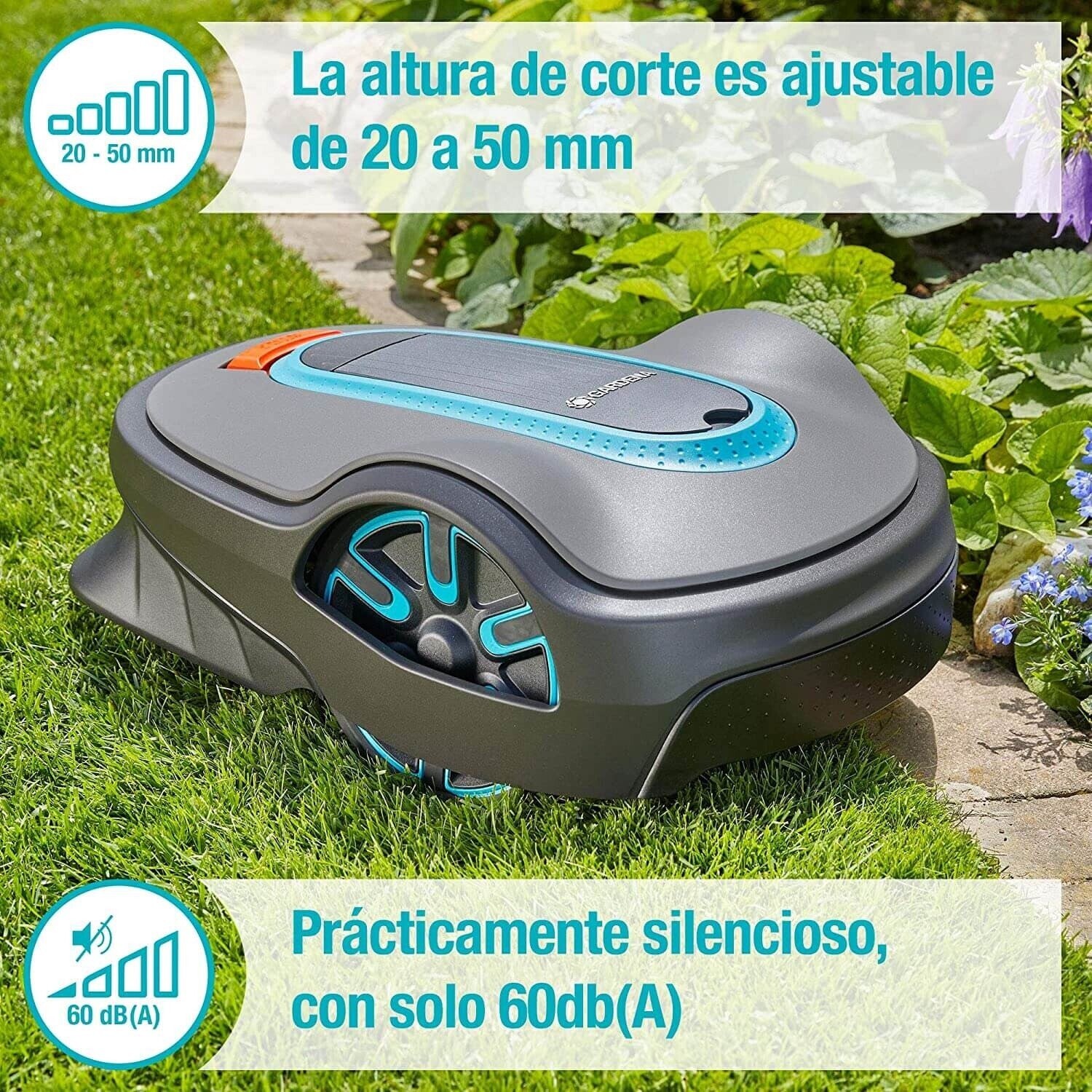 Gardena SILENO life 750 m² ES/IT-Version (15101-34)