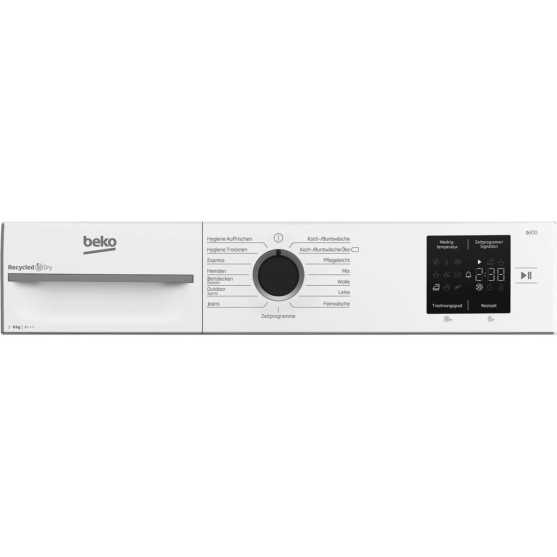 BEKO BM3T38249W Wärmepumpentrockner (8 kg, Weiß)