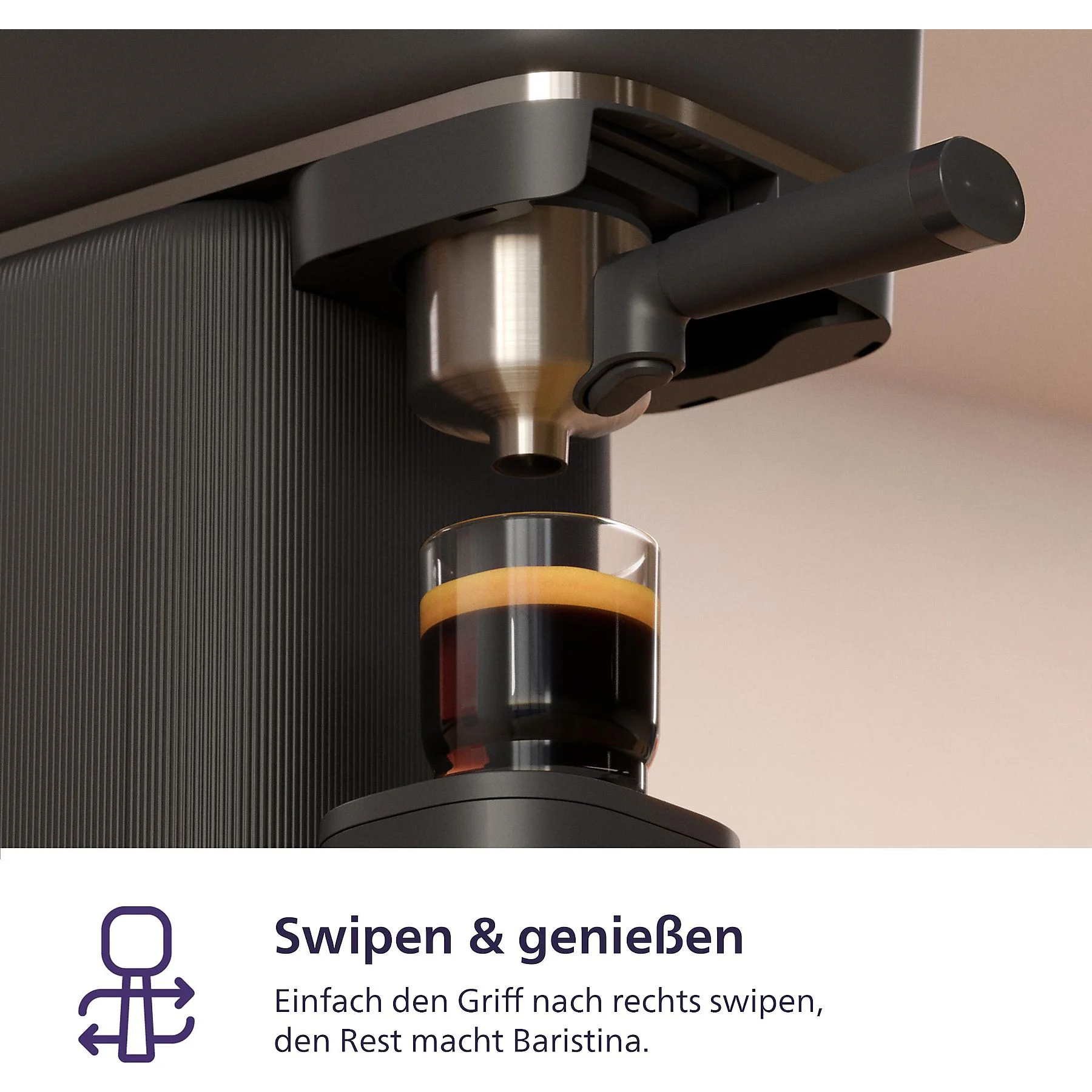 PHILIPS BAR300/60 Baristina Espressomaschine Schwarzgrau