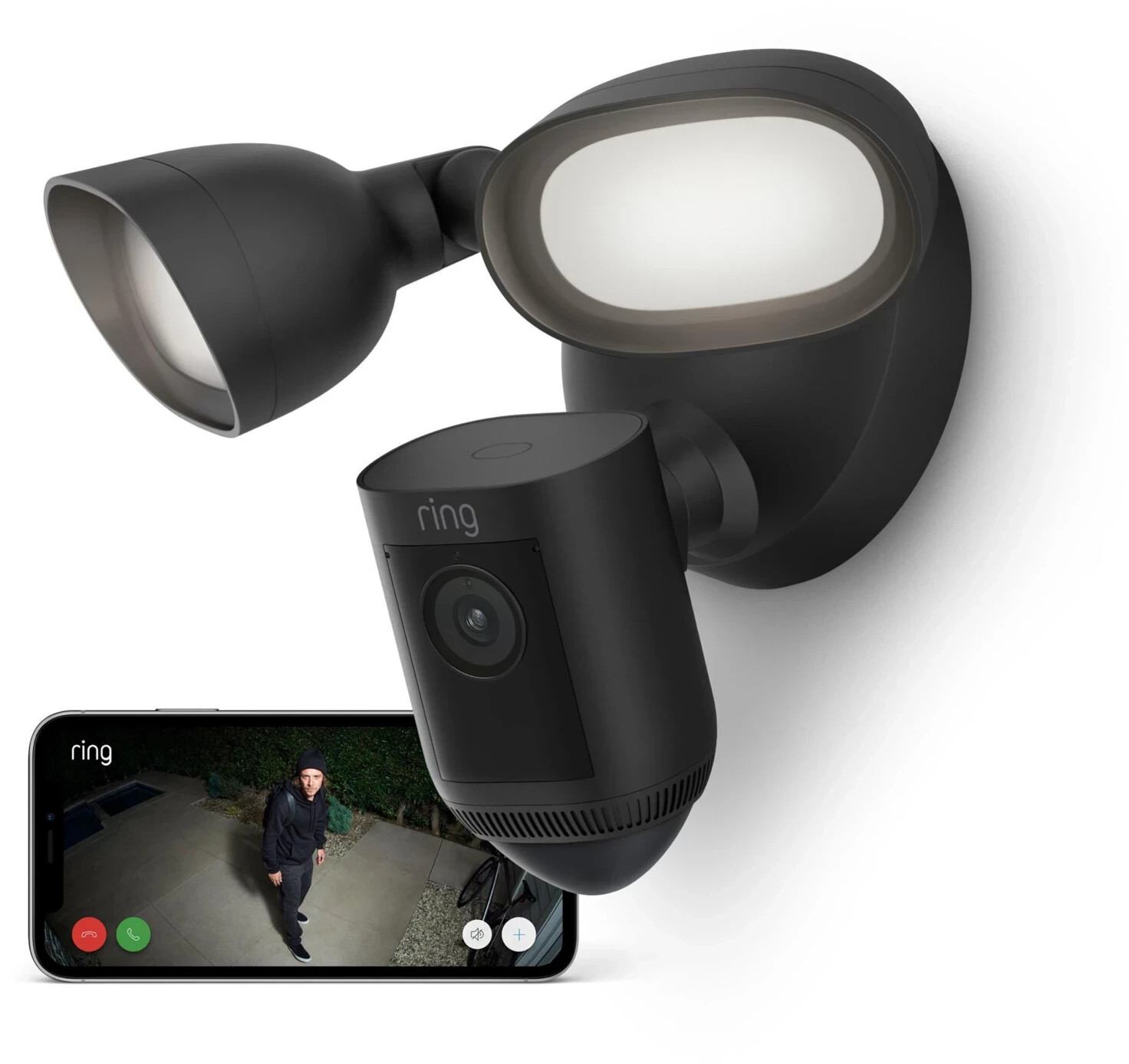 Ring Floodlight Cam Wired Pro black (8SF1E1-BEU0)