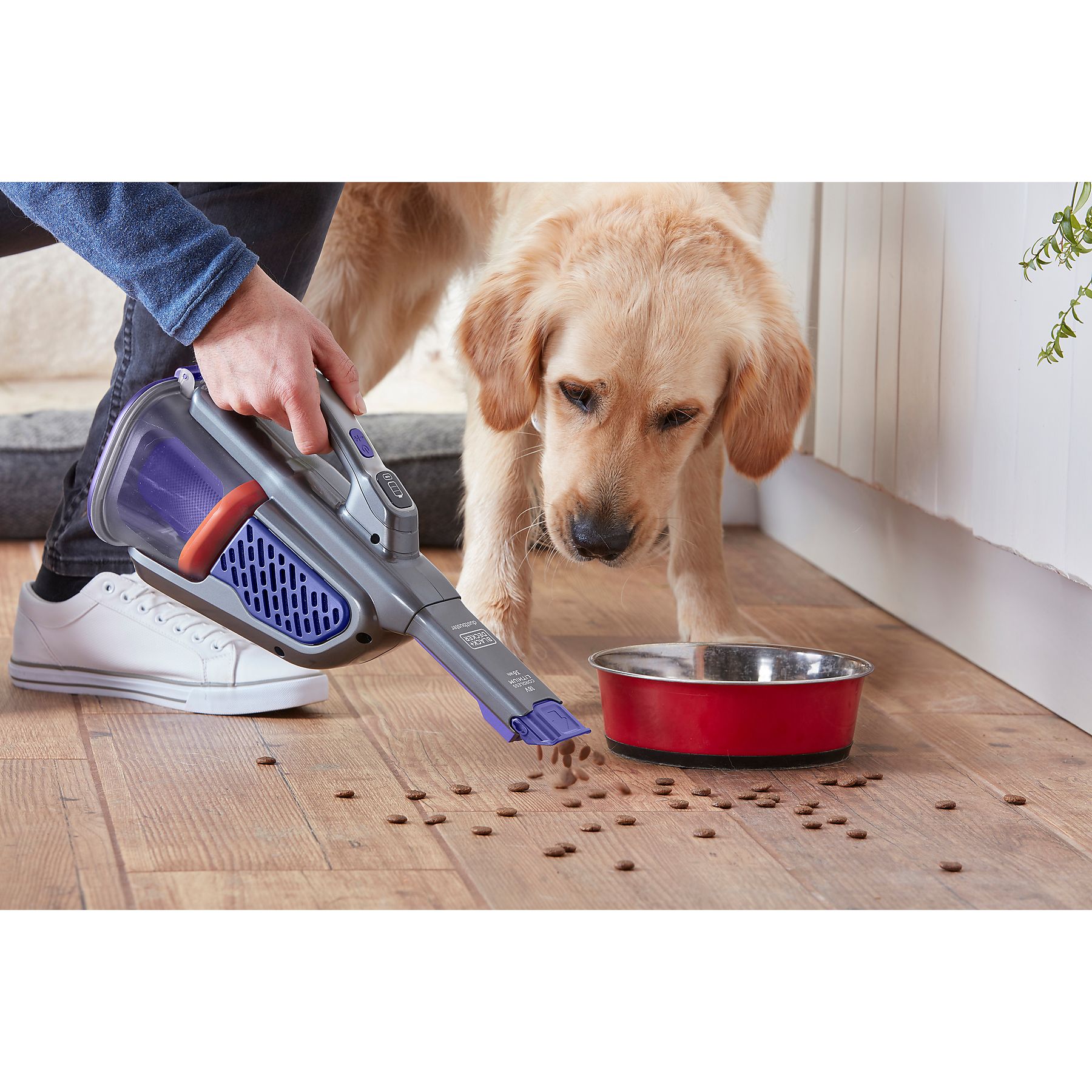 BLACK+DECKER BHHV520BFP Handstaubsauger, Akkubetrieb, 36 Watt