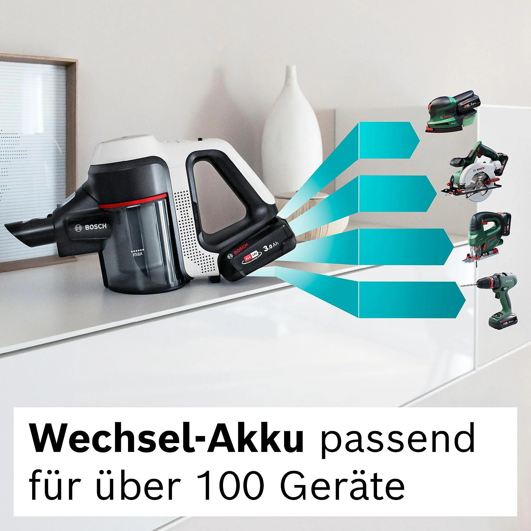 BOSCH BKS711MTB Unlimited 7 Stielsauger, Akkubetrieb