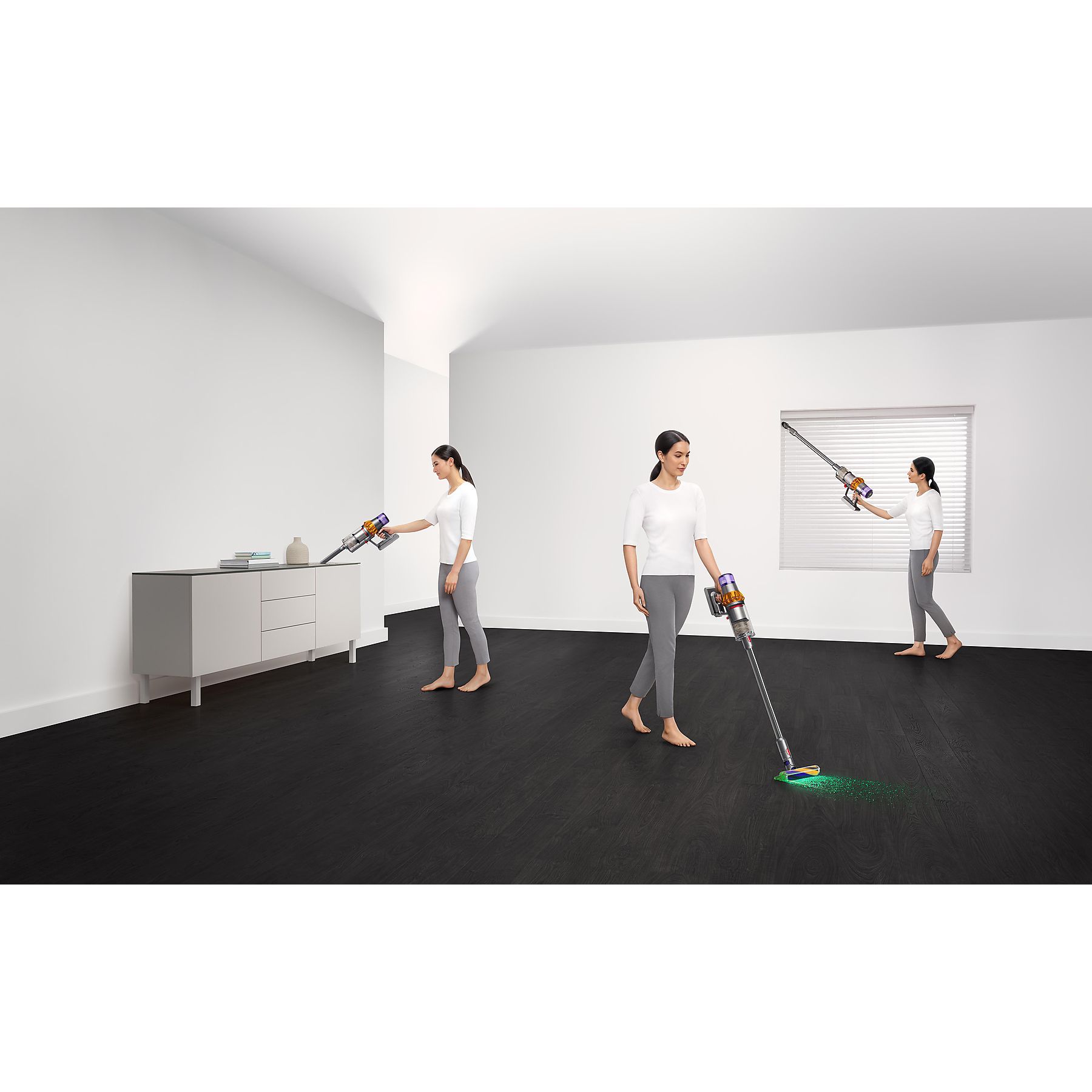 DYSON V15 Detect Absolute Stielsauger, Akkubetrieb, 660 Watt